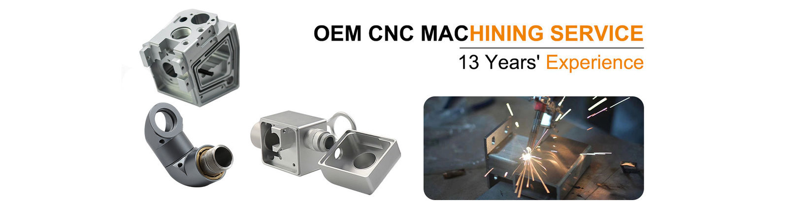 Peças feitas sob encomenda do CNC