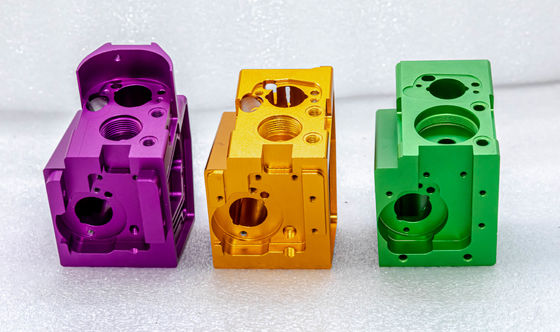 Endureça as peças de anodização da máquina do CNC da liga de alumínio da fabricação feita sob encomenda das peças de metal