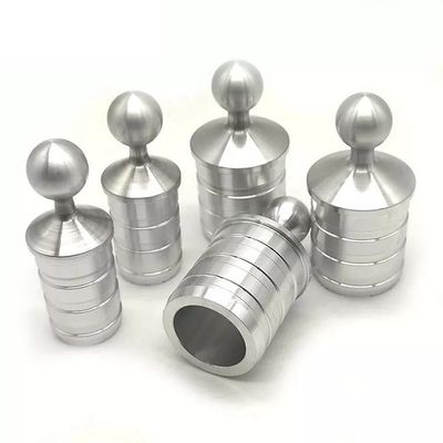 Peças de trituração feitas sob encomenda ISO9001 de prata do hardware do metal da dureza das peças do CNC