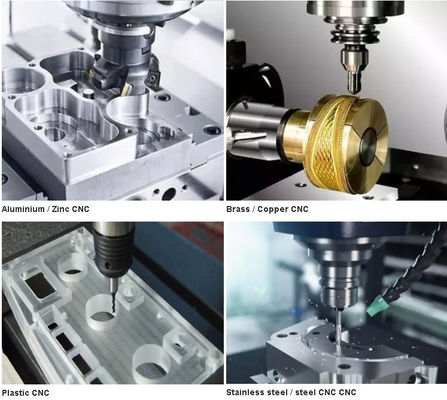 Peças de gerencio do CNC da dureza que anodizam componentes fazendo à máquina do CNC