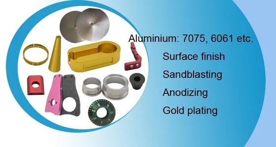 Peças de trituração do CNC do protótipo feito sob encomenda que fazem à máquina para as peças de metal de furo