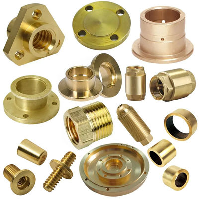Grave peças sobresselentes de bronze duráveis multifuncionais das peças de bronze do CNC